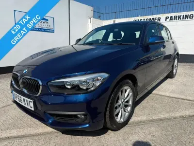 Used BMW 118 Comfort Edition 150 HP (110 kW) 2016 Blue Hatchback