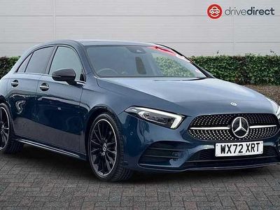 Blue Used 2022 Mercedes A180 AMG Line Premium Plus Hatchback | £22,999 (Expensive)