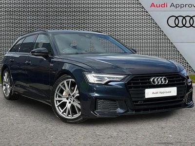 Used Audi A6 Black Edition 200 HP (147 kW) 2021 Blue Estate