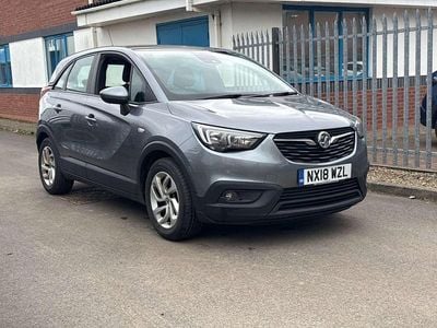 Used Vauxhall Crossland X 81 HP (59 kW) 2018 Grey SUV