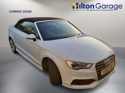 Used Audi A3 Cabriolet S-Line 150 HP (110 kW) 2015 White Cabriolet