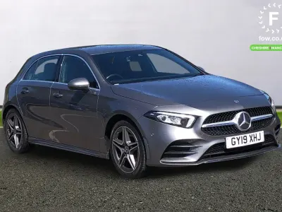 Used Mercedes A200 AMG line 163 HP (119 kW) 2019 Grey Hatchback