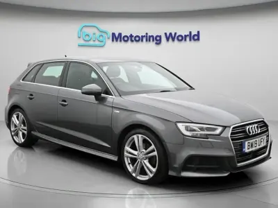 Used Audi A3 Sportback S-Line 150 HP (110 kW) 2019 Grey Hatchback