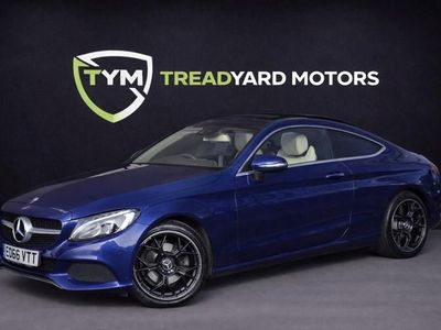 Used Mercedes C200 Premium Plus 184 HP (135 kW) 2016 Blue Coupe