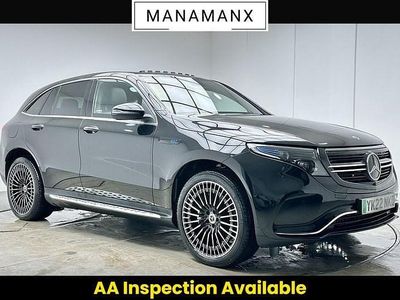Used Mercedes EQC400 AMG line 2022 Obsidian black SUV