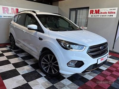White Used 2019 Ford Kuga ST-Line SUV | £9,995 (Expensive)