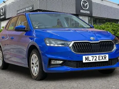 Used Skoda Fabia Comfort 110 HP (80 kW) 2022 Blue Hatchback