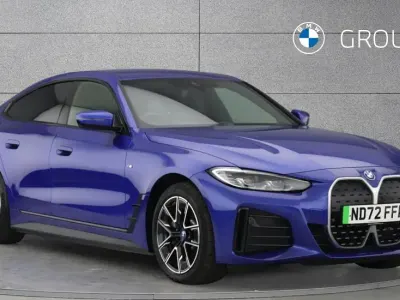 Used BMW i4 M Sport 246 kW (335 HP) 2022 Blue Sedan
