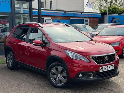 Begagnad Peugeot 2008 Signature Sky 110 HK (80 kW) 2019 Röd SUV