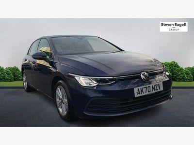 Used VW Golf VII Life 150 HP (110 kW) 2020 Blue Hatchback
