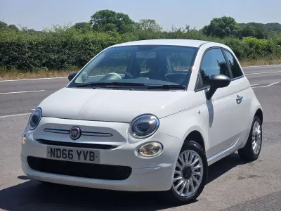 Used Fiat 500 Pop 69 HP (50 kW) 2017 White Hatchback