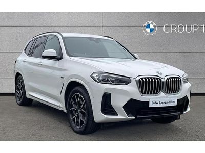 White Used 2022 BMW X3 M Sport SUV | £29,595 (Good price)