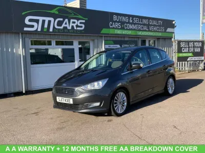 Used Ford C-MAX Titanium 120 HP (88 kW) 2017 Grey MPV
