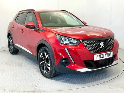 Red Used 2021 Peugeot 2008 Allure Premium SUV | £13,995 (Fair price)