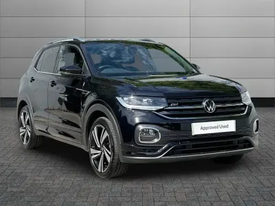 Used VW T-Cross R-line 110 HP (80 kW) 2022 Black SUV
