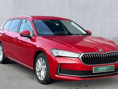 Carmine red metallic Used 2025 Skoda Superb SE Technology | £24,950 (A bit pricey)