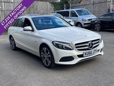 Used Mercedes C350e Premium Plus 2016 White Estate