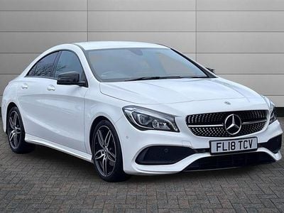 White Used 2018 Mercedes CLA180 AMG line Sedan | £14,250 (Fair price)