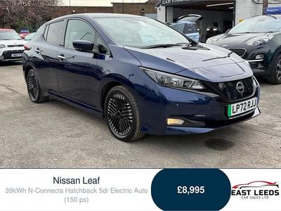 Second-hand Nissan Leaf N-Connecta 110 kW (150 CP) 2022 Albastru Hatchback