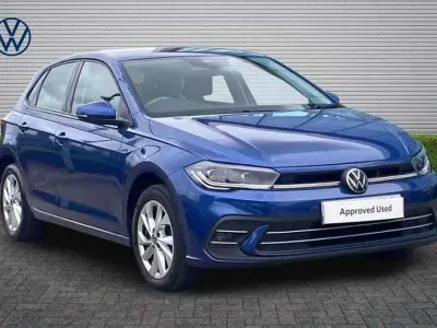 Used VW Polo Style 95 HP (69 kW) 2023 Blue Hatchback