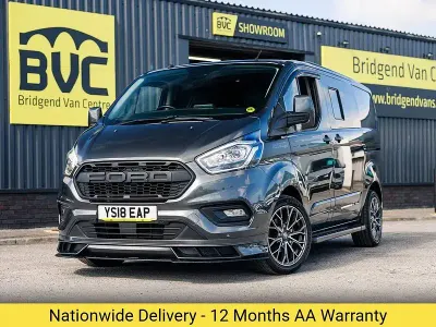 Used Ford Transit Custom Limited 130 HP (95 kW) 2018 Grey Van