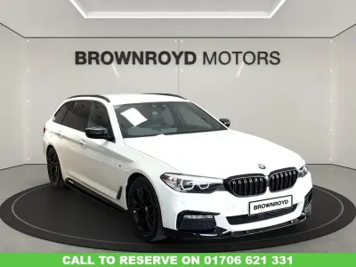 Used BMW 520 M Sport 190 HP (139 kW) 2018 White Estate
