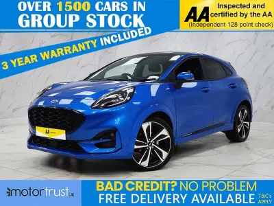 Usado Ford Puma ST-Line X 155 HP (114 kW) 2020 Azul SUV
