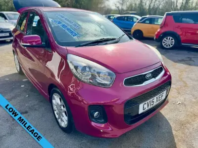 Used Kia Picanto 85 HP (62 kW) 2015 Pink Hatchback
