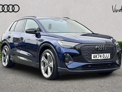 Used Audi Q4 e-tron Black Edition 206 kW (281 HP) 2024 Blue SUV