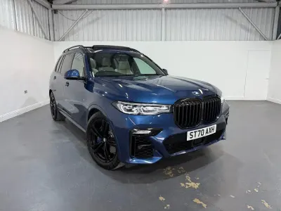 Used BMW X7 M Sport 265 HP (194 kW) 2020 Blue SUV