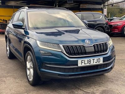 Used Skoda Kodiaq SE L 150 HP (110 kW) 2018 Blue SUV