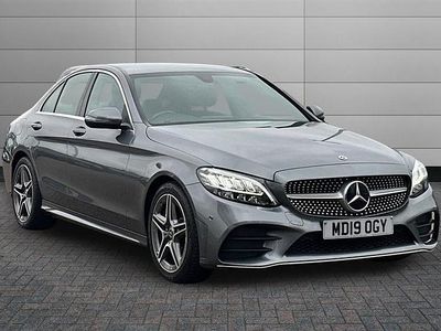 Used Mercedes C200 AMG line 184 HP (135 kW) 2019 Grey Sedan