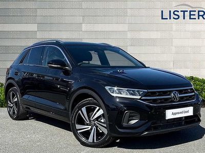 Deep black Used 2025 VW T-Roc R-line SUV | £28,750 (Expensive)