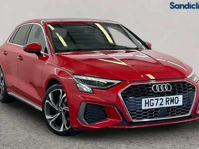 Used Audi A3 Sportback S-Line 150 HP (110 kW) 2023 Red Hatchback