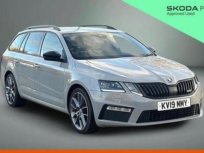 Steel grey Used 2019 Skoda Octavia vRS Estate | £18,740 (Fair price)