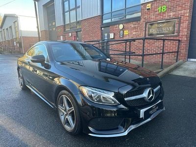 Black Used 2018 Mercedes C300 AMG line Coupe | £16,795 (Good price)
