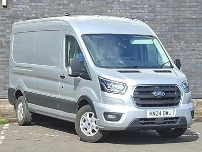 Begagnad Ford Transit Limited 170 HK (125 kW) 2024 Silver Van