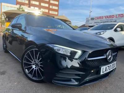 Begagnad Mercedes A200 Exclusive 2021 Svart Halvkombi