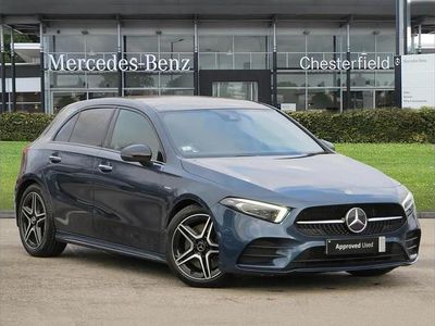 Blue Used 2022 Mercedes A250 AMG Line Premium Plus Hatchback | £25,179 (A bit pricey)
