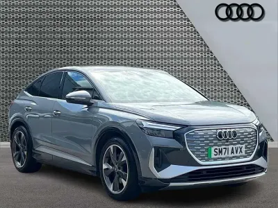 Used Audi Q4 e-tron S-Line 150 kW (204 HP) 2021 Grey SUV