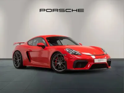 Used Porsche Cayman GT4 414 HP (304 kW) 2020 Red Coupe