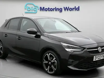Used Vauxhall Corsa Edition 131 HP (96 kW) 2022 Black Hatchback