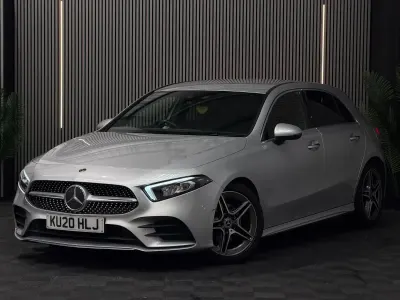 Used Mercedes A200 AMG Line Premium 160 HP (117 kW) 2020 Silver Hatchback