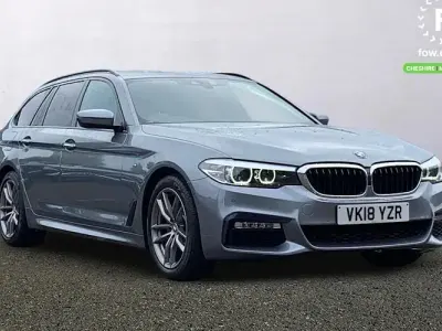 Used BMW 520 M Sport 190 HP (139 kW) 2018 Blue Estate