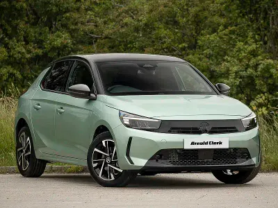 New Vauxhall Corsa 100 HP (73 kW) 2026 Exclusive gloss metallic  eucalyptus green Hatchback
