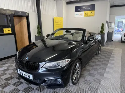 Usado BMW 220 M Sport 190 CV (139 kW) 2015 Negro Descapotable