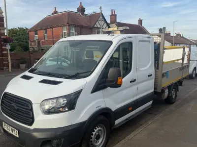 Used Ford Transit 170 HP (125 kW) 2017 White Van