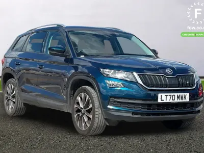 Used Skoda Kodiaq SE Drive 150 HP (110 kW) 2020 Blue SUV