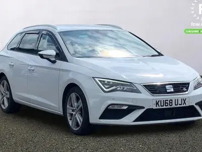 Used Seat Leon FR Sport 190 HP (139 kW) 2018 White Estate