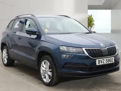 Used Skoda Karoq SE Technology 150 HP (110 kW) 2021 Blue SUV